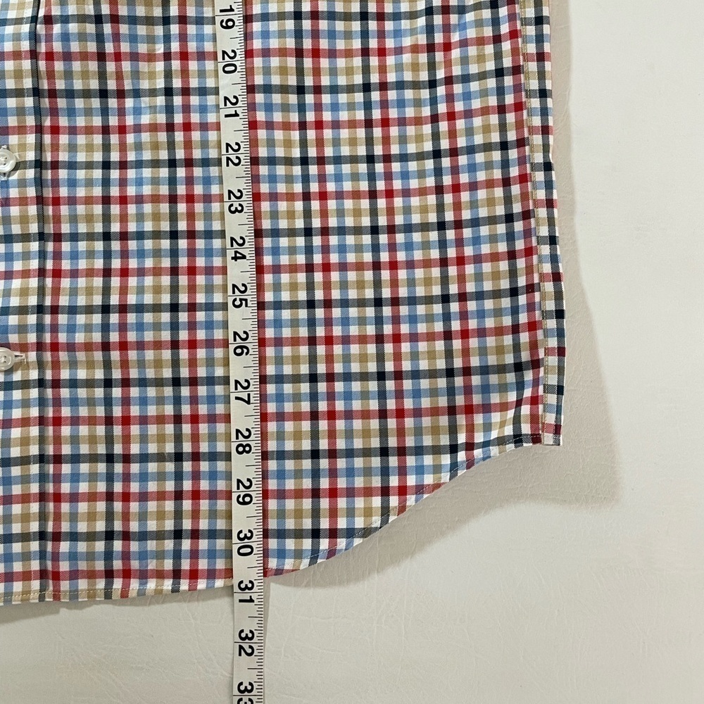 Duluth Trading Co Men's Medium Button Up Long Sleeve Shirt Multicolor Check - Picture 7 of 13